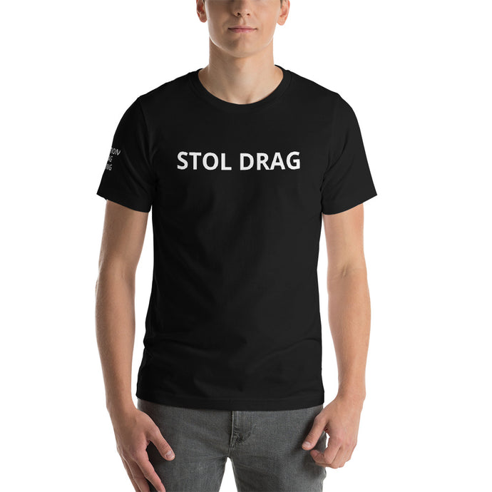 Short-Sleeve Stol drag front / back and sleeve t-shirt