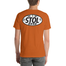 Load image into Gallery viewer, Short-Sleeve Stol drag front / back and sleeve t-shirt
