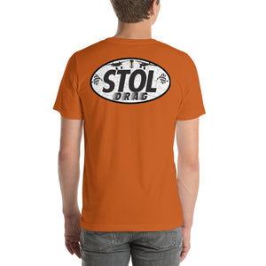 Short-Sleeve Stol drag front / back and sleeve t-shirt