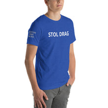 Load image into Gallery viewer, Short-Sleeve Stol drag front / back and sleeve t-shirt