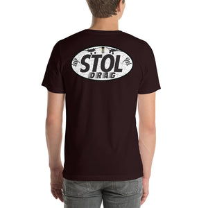 Short-Sleeve Stol drag front / back and sleeve t-shirt