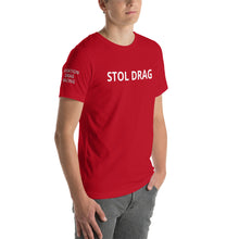 Load image into Gallery viewer, Short-Sleeve Stol drag front / back and sleeve t-shirt