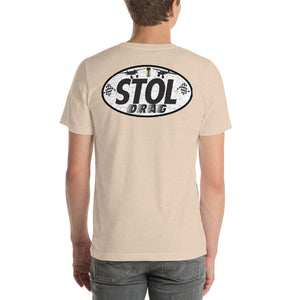Short-Sleeve Stol drag front / back and sleeve t-shirt