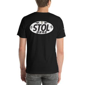 Short-Sleeve Stol drag front / back and sleeve t-shirt