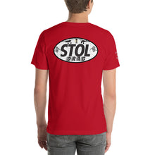Load image into Gallery viewer, Short-Sleeve Stol drag front / back and sleeve t-shirt