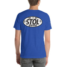 Load image into Gallery viewer, Short-Sleeve Stol drag front / back and sleeve t-shirt
