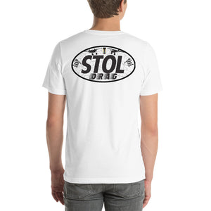 Short-Sleeve Stol drag front / back and sleeve t-shirt