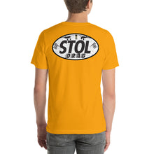 Load image into Gallery viewer, Short-Sleeve Stol drag front / back and sleeve t-shirt