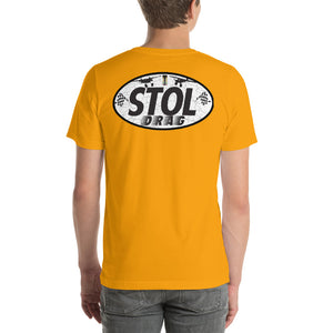 Short-Sleeve Stol drag front / back and sleeve t-shirt